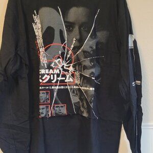 Rucking Fotten Scream 2 Japanese Poster Long Sleeve Shirt XL Ghostface Knife
